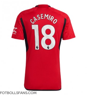 Manchester United Casemiro #18 Replika Hemmatröja 2023-24 Kortärmad